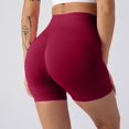 thumbnail image 4 of WEIYLL Yoga Shorts Women Seamless Scrunch Workout Gym Solid Color Rd2 Pants S, 4 of 5