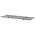 thumbnail image 1 of vidaXL Floating Shelves 2 pcs Glass 90x20 cm 8 mm, 1 of 4