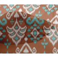 thumbnail image 4 of oneOone Viscose Chiffon Fabric Damask Ikat Printed Fabric 1 Yard 42 Inch Wide, 4 of 4
