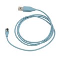 thumbnail image 1 of Headset Charging Cable, TPE Fast Charging  Earphone Charging Cable Durable Anti Interference  For Daily Black,Blue, 1 of 8