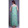 thumbnail image 2 of Bimba Robe de Nuit en Rayonne pour Femmes Maxi Imprimée Tenue de Sommeil Robe de Nuit-TP, 2 of 5