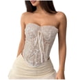 thumbnail image 1 of Body Shaper For Women, Seamless Lace Camisole Shapewear With Tummy Control, Adjustable Waist Cincher Top For Everyday Wear, 1 of 4