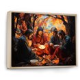thumbnail image 2 of Designart Christianity framed wall art decor, Christianity framed wall Art, Supper Christianity Last framed wall art , Extra large Traditional Natural framed wall art, Natural brown color Frame, 2 of 5