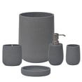 thumbnail image 2 of hometrends Grey Sandstone Waste Basket, 2 of 2