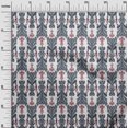 thumbnail image 2 of oneOone Tissu Popeline de Coton Tourbillon & Paisley Ikat Imprimé 1 Yard 42 Pouces de Large, 2 of 4