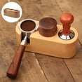 thumbnail image 4 of Abbracc Support de Poignée pour Cafetière Support de Poignée en Bois pour Presse à Poudre Base de Poignée de Machine à Café 58 mm 3 Fentes, 4 of 8