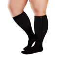 thumbnail image 4 of Estbridge 3 Pairs Zipper Compression Socks Thigh High 20-30 mmHg Compression Socks with Zipper Closed Toe Thigh High Compression Stockings for Women Men Swelling, 4 of 9