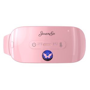 JARENGO Belly Plaque de chauffage pour femmes sans fil portable Pad de chauffage 3 Niveaux de chaleur 3 Modes de massage Pad de chauffage rapide pour les femmes et les filles, Rose