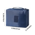 thumbnail image 3 of Uuiauoio Capacity Waterproof Makeup Bag Organizer, Portable Travel Cosmetic Storage Pouch with Removable Compartments, Toiletry Bag for Home, Gym, and Outdoor Use, Durable and Easy to Clean, 3 of 9