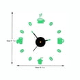 thumbnail image 2 of EGNMCR Alarm Clocks for Bedrooms, Clocks for Living Room DIY Luminous Stereo Digital Wall Clock Wall Sticker Clock Living Room Decoration Clock Wall Clock Wall Sticker, 2 of 2