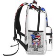 thumbnail image 3 of Faith Over Fear Patriotic Christian Cross American Flag Laptop Backpacks Double Shoulder Laptop Pack Bag Daypack Back Pack Bags Rucksack Computer Bag with Side Pockets Front Zipper Pockets, 3 of 6