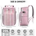 thumbnail image 3 of Rustic Style Cooler Backpack - 20L Insulated Soft Cooler Bag, Vintage Design for Picnic & Beach, 3 of 6
