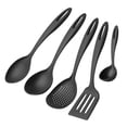 thumbnail image 1 of Tramontina Every Chef Nylon 5 Pc Utensils Set in Black, 1 of 3