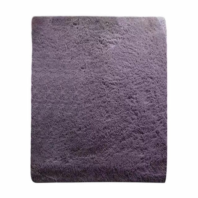 Giyblacko Carpet Door Mats Microfiber Mat Machine Washable Rugs For Parlor Bedroom Fluffy Shaggy Bedside Floor Dorm Grey Area Rug Soft Gray Fuzzy Non Slip Indoor Room Carpet
