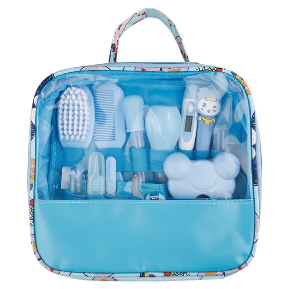 Trousse de Soins de Santé pour Bébé, Trousse de Soins de Nurserie, Coupe-Ongles pour Tout-Petit, Distributeur de Médicaments, Brosse Peigne pour Nourrisson, Etc., Cadeau de Registre pour Bébé