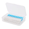 thumbnail image 1 of 160pcs Double-ended Toothpick Soft Silicone Tooth Picks Floss Interdental Brush Stick Hygiene Tools, 1 of 7