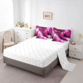 thumbnail image 3 of YST lit en marbre rose dans un sac, 7 Pcs, esthétique moderne, Grand lit, 3 of 4