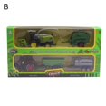 thumbnail image 1 of Boc 2Pcs 1/42 Diecast Tractor Harvester Farm Vehicle Car Model Kids Toy  Gift, 1 of 10