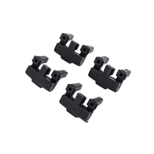 LEFU 4-Piece Air Fryer Silicone Bumpers Set - Protective Rubber Feet for Instant Vortex, Gourmia, Cosori Fryer Trays - Easy Install, Scratch Prevention, Extends Fryer Lifespan
