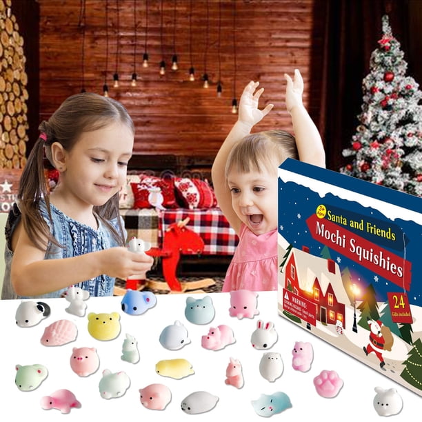 PANSHAN Calendrier De LAvent 2023 Avec Compte à Rebours En Cristal Slime Jouets De Vacances 24 Jours Cadeau Surprise D Amz B0cdv
