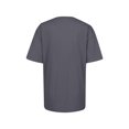 thumbnail image 2 of Innerwin T-Shirt Papillon Imprimé Lettres pour Femmes Manches Courtes Basique Gris P, 2 of 5