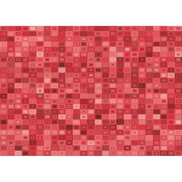 Ahgly Company Tapis d'Intérieur Rectangulaires Transitionnels Rouges Lavables à la Machine, 7 Pieds x 10 Pieds
