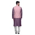 thumbnail image 3 of Atasi Traditional Printed Kurta Churidar Pajama Set With Nehru Jacket For Men, 3 of 5