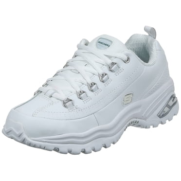 Skechers Sport Women's Premiums Sneaker,White,6.5 W US