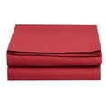 thumbnail image 1 of Drap-housse Grand, Microfibre, Poche Profonde de 16 Pouces, Bourgogne, 1 of 2