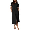 thumbnail image 1 of Robe d'Été pour Femme Dégradé Sans Manches à Col en V Maxi, 1 of 7