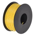 thumbnail image 1 of Uxcell 30AWG Stranded Wire Hookup 50M/164ft Yellow, Electrical Wire UL1007 Spool, 1 of 6