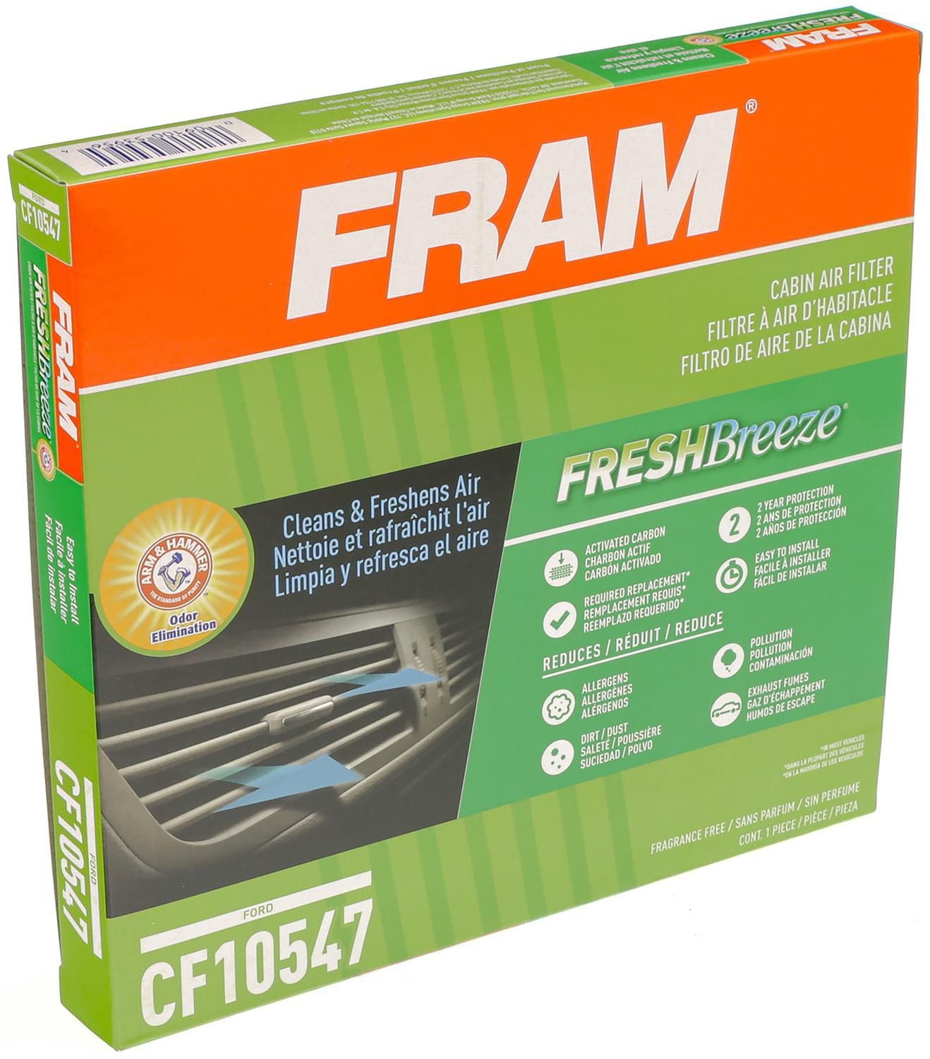 Filtre à air d’habitacle FCF10547 Fresh BreezeMD de FRAM(MD)