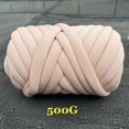 thumbnail image 1 of New Striped Core Spun Crochet Yarn Ice Silk Feeling Polyester Cotton Rope for Handbag Pet Nest Fashion Home Decoration, 1 of 7