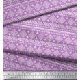 thumbnail image 2 of Soimoi Rayon Crepe Fabric Aztec African Print Fabric by Yard 46 Inch Wide, 2 of 3