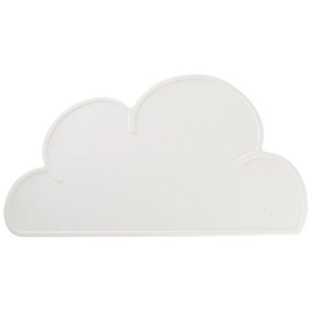 Coofit Kids Placemat Creative Silicone Cloud Shape Baby Placemat Non Slip Placemat