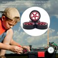 thumbnail image 1 of 4X 1/28 Remote Control Model Car Wheel Rim Simulated Modification Vehicle Part Replacement for WLtoys 284131 K969 K979 K989 K999 Red, 1 of 6