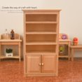 thumbnail image 4 of 1/12 Dollhouse Mini Cabinet Bookshelf Model Baby Doll Living Room Decoration, 4 of 8