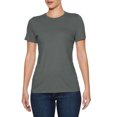 thumbnail image 1 of Gildan T-Shirt CVC Softstyle pour Femmes, P, Gunmetal, 1 of 1