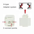 thumbnail image 2 of FSLiving 1-Pack Retro Style Mini Adjustable Angle H-Type Track Head Lighting E26 Base Metal Ceiling Light Track Light Fixture for Gallery Mirror Front Office Loft Bulb and Track Not Included - Pink, 2 of 6