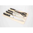 thumbnail image 4 of Essentials Series 5 Piece Stainless Steel Knife Set with All Natural Wood Cutting Board, 4 of 5