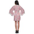 thumbnail image 4 of Moomaya Peignoir en Coton pour Femmes Robe de Chambre Imprimée Courte Peignoir de Douche Nuptiale, 4 of 6