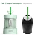 thumbnail image 2 of Deli Electric Pencil Sharpener,Suitable for No.2 Pencils Colored Pencils, USB & Battery Operated, Green, 2 of 5