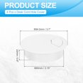 thumbnail image 2 of 4 Pcs Desk Grommet 3 Inch(80mm), Round Desk Cord Hole Cover, White, 2 of 7