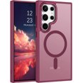 thumbnail image 1 of [PST] Samsung Galaxy S25 Ultra Case, Matte Rubber Hybrid Back Cover with Magnetic MagSafe Compatible, 1 of 5