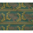 thumbnail image 4 of oneOone Cotton Flex Fabric Stripe|Leaves & Hen Block Print Sewing Fabric BTY 40 Inch Wide, 4 of 4