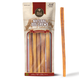 Bully Bunches 12" Standard Bully Sticks Odour Free All Natural Dog Chews 5 Pack