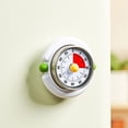 thumbnail image 1 of Mechanical Timer for Kitchen Cooking 60 Minute Countdown Analog Timer with Magnetic Back for Oven Microwave Baking Study Office Student Visual Time Management Tool Reminder - No Battery Needed, 1 of 7