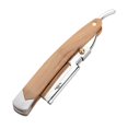 thumbnail image 4 of Domqga Manche Rétro en Bois + 10 Pcs Tête de Lame Rasoir de Rasage Rasoir Pliant Outil de Soins pour le Visage Masculin, Rasoir Classique, Rasoir pour Hommes, 4 of 8