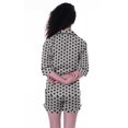thumbnail image 2 of Moomaya Ensembles de Pyjama en Coton avec Shorts Ensemble de Nuit 2 Pcs Shorts Vêtements de Nuit pour Femmes, 2 of 6