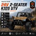 thumbnail image 2 of VOLTZ TOYS 2-Seater 24V Kids Ride On UTV - Realistic Off-Road Dune Buggy with EVA Tires, Spring Suspension, Remote Control & Music - Maple, 2 of 8